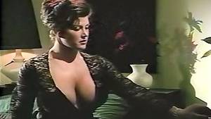 Brunette Classic Porn - Mesmerizing brunette milf in black dress seduced by redhead milf