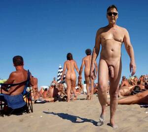 big cock beaches - True nudist with big cock on a nudist beach | SexPin.net â€“ Free Porn Pics  and Sex Videos