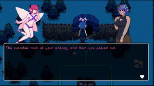 hentai lesbian sex games - Doki Doki Tri-line [Hentai NSFW game] Ep.2 lovely lesbian succubus not so  romantic sex - XVIDEOS.COM