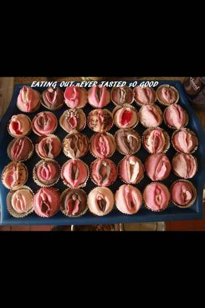 3d Cake Porn - These beautiful vagina cup cakes let everyone eat their very own vagina,  which I'm pretty sure is an awesome thing.