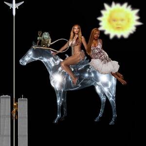 Beyonce Lesbian Porn - Adding whatever the top comment says to the RENAISSANCE cover till BeyoncÃ©  releases the visuals. Day 6: FKA Twigs in between the towers :  r/popheadscirclejerk