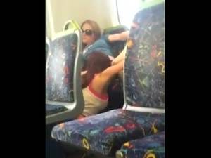 lesbian sex orgy train gif - Real Teen Lesbians Caught Munching on Train