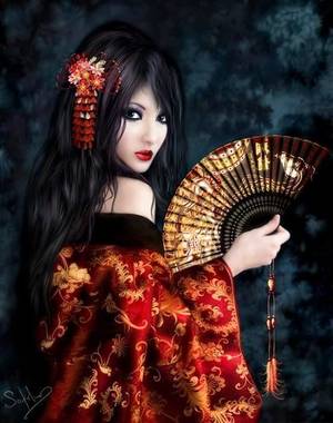 beautiful japanese geisha mai - GEISHA