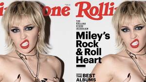 Disney Porn Miley Cyrus - Miley Cyrus Poses for Revealing Rolling Stone Topless Photo Shoot