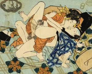 Classic Japanese Porn Art - Â«Shunga ('spring pictures') are explicitly erotic Japanese paintings,  prints and book illustrations produced in large quantities, mainly during  the Edo ...