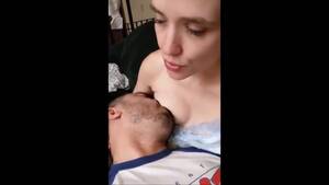 lactating wife friend - MILF Gets Double Orgasm from Breastfeeding her Husband! watch online