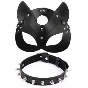 Bondage Mask Porn - Porn Fetish Head Mask Whip Bdsm Bondage Restraints Pu Leather Cat Halloween  Mask Roleplay Sex Toy For Men Women Cosplay Games - Adult Games - AliExpress