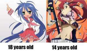 Anime 18 Year Old Porn - Sayaka is 18 years old. I wonder what Mensch would have to say about this