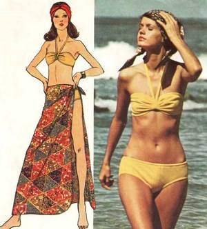 70s Beach Porn - Mid 70s bikini