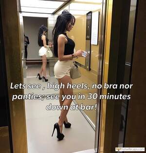 High Heels Porn Captions - Cheating, No Panties, Sexy Memes, Vacation Hotwife Caption â„–565999: hot  wife in very high heels