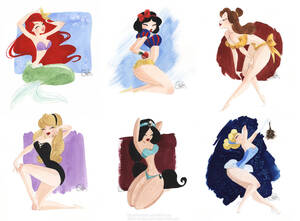 Disney Pin Up Girls Porn - Disney Princess Porn Gallery image #159676