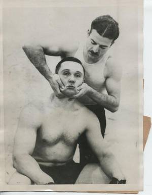 1860 Vintage Gay - facial massage with homoerotic undertone