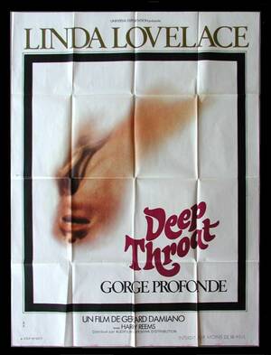 deepthroat movie cover - DEEP THROAT * CineMasterpieces FRENCH ORIGINAL ADULT MOVIE POSTER X RATED |  eBay