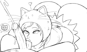 ball sucking toons - Rule34 - If it exists, there is porn of it / outta sync, finn the human,  susan strong / 1816541