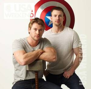 Chris Evans Being Fucked - More pictures of Chris Evans and Chris Hemsworth in USA Weekend +  interview: ohnotheydidnt â€” LiveJournal - Page 3
