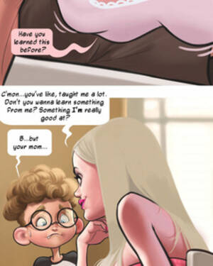 Nerd Porn Comic Tutor - One horny gorgeous teen fetishly seducing her nerd - Silver Cartoon