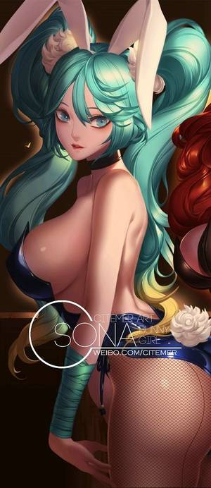 Lol Hottest Champions Porn - League of Legends Bunny Girl Sona by Citemer
