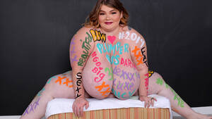 Bbw Body Paint Porn - Body paint | My Big Beautiful Woman | BBW Porn