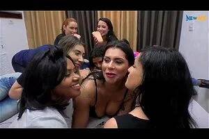 mexican lesbian ass eating orgy - Watch Latina Lesbian Licking Orgy - Gay, Orgy, Kissing Porn - SpankBang