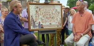 Antique Nudist Porn - Antiques Roadshow leaves fans tittering over 'orgy painting' by Fred Yates  | Daily Mail Online