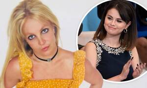 Britney Spears Selena Gomez Porn - Britney Spears DENIES bizarre 'licking ice cream' post was about Selena  Gomez | Daily Mail Online