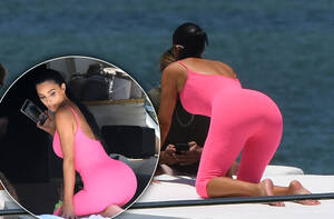 Kim Kardashian Big Booty Porn - Kim Kardashian Has Summer Of Suffering Over Her Big Butt!