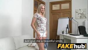 Fakeagent Casting Porn - Fake Agent - Blonde Beauty in Casting Couch fuck - XVIDEOS.COM