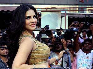 Indian Bollywood Porn Bbc - Indian actress and former adult film actress Sunny Leone poses for a  photograph during a promotional