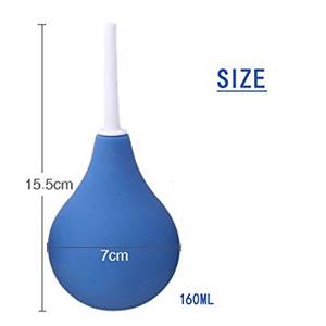 Bulb Douche Syringe Porn - Moonight 5.4oz Capacity Silicone Enema Bulb Syringe - Premium Anal Enema Douche  Bulb - Vaginal