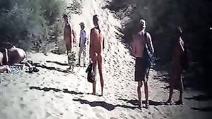french nude beach shower - French swingers fuck on the nude beach as people watch