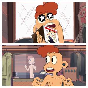 Alternate Universe Porn - Something I missed on the first viewing: Lars was in bed, naked, reading a  girlie magazine....as Peridot would say, \