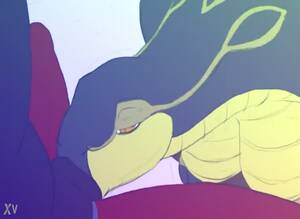 Female Lizard Furry Hentai Porn - Female furry lizard giving blowjob to a dog xxx at hentai4porn