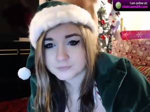 Christmas Elf Anal - Missnerdydirty Dressed up as a Christmas elf she gets fucked in the ass on  cam -