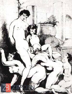 antique erotica drawings - Vintage erotic art - ZB Porn