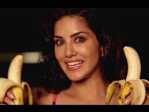 Girl Using Banana - Porn Girl SUNNY LEONE wants BIG BANANAS