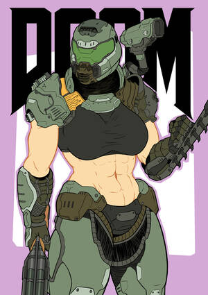 Female Doom Guy Doom Porn - DOOM Girl by Lozev on DeviantArt