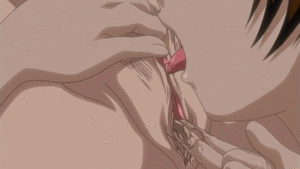 Anime Cunt Lick - Hentai Monster Licking Pussy Gif