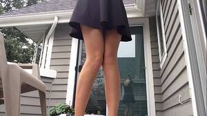 milf upskirt piss - Upskirt Milf Pees Standing on Porch - Pisshamster.com