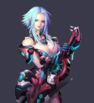 Anime Science Fiction - Concept Characters by Korean artist Soo-kyung Oh