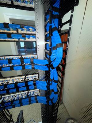 networking porn - Home Networking Cable Porn â€” a weekend home improvement project |  devnull.land