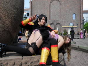 cosplay spanking - Misa_Misa_gets_spanked_by_Dragon_sub