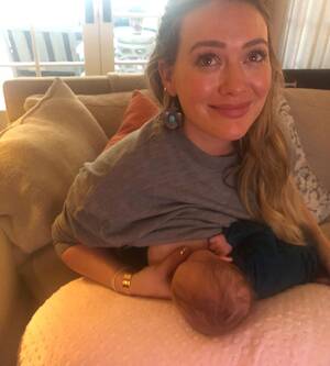 hilary duff huge lactating breasts - Celebrity Breast-Feeding Clapbacks: Stars Who Know That Fed Is Best | In  Touch Weekly