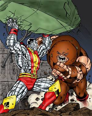 Juggernaut X Men Porn - Colossus vs Juggernaut by Ron Lim
