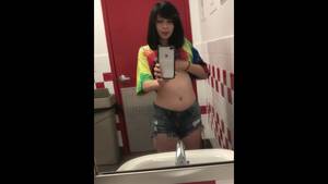 Fast Food Girl Porn - Playing in a Fast Food Restaurant Bathroom. I almost got Caught -  Pornhub.com