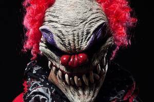 Clown Mask Porn - Scary clown