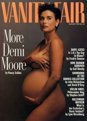 Kate Moore Porn Magazine Cover - Pregnant Rumer Willis recreates mother Demi Moore's iconic maternity  photoshoot - Irish Mirror Online