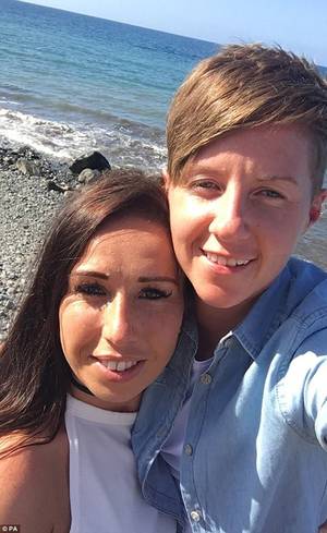 Lesbian Murder - A murder probe has been launched after travel agent Cassie Hayes (right)  allegedly had