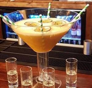 Bar Porn Star - This could be the biggest Porn Star Martini in the country - and it's being  served in North Wales - North Wales Live