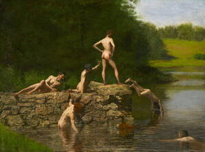 body painting nudist camp video - Swimming | Amon Carter Museum of American Art