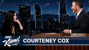 Courteney Cox Dildo Porn - Courteney Cox on Friends Cast Trip, Ed Sheeran Ordering S&M Masks for Her &  Being a Clean Freak - YouTube